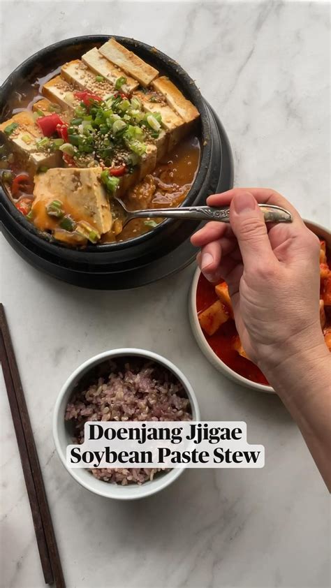 Vegan Doenjang Jjigae Korean Soybean Paste Stew Artofit