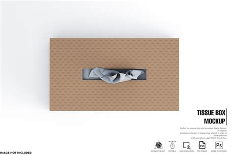 Premium PSD Tissue Box Mockup