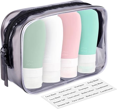 Gemice Travel Bottles For Toiletries Tsa Approved Travel Size