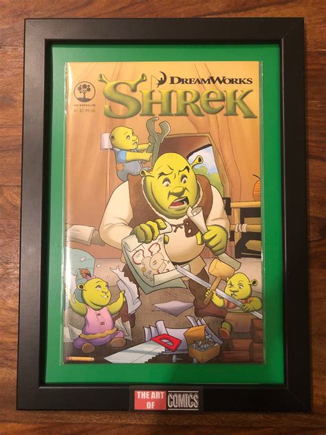 Shrek 3 Framed Comic Book dreamworks - Etsy