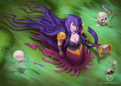 Witch From Clash Of Clans By Silartworks On Deviantart