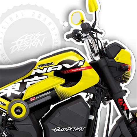 Stickers Premium Honda Navi Italika Bit Geosdesign GEOSDESIGN