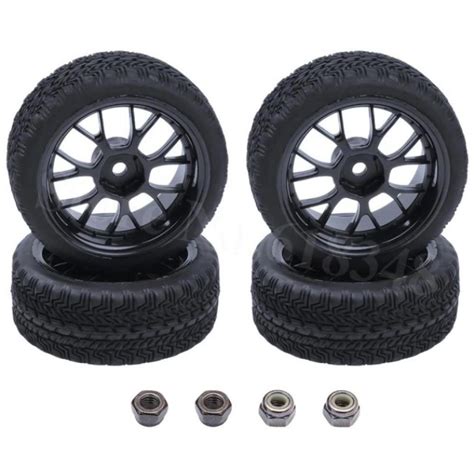 1 10 RC 26mm Car Wheel And Tyre Set High Grip 12mm Hex Fitting