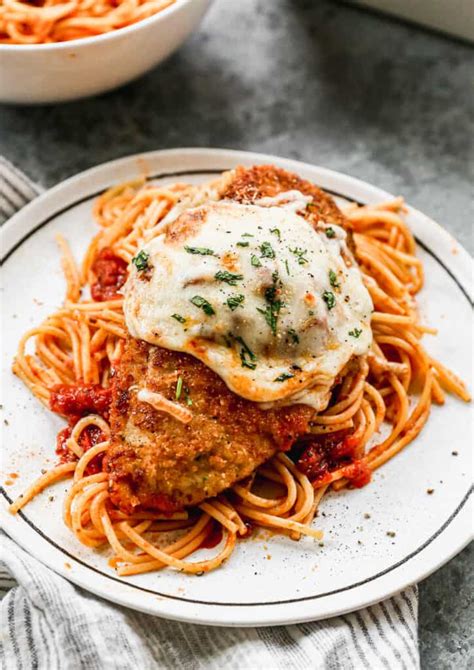 easy chicken parmesan tastes   scratch