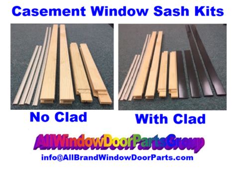 Wood Casement Window Sash Repair Replacement Kits | All Window Door ...