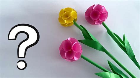 Come Fare Un Fiore Di Origami Fiori Di Carta Origami Youtube