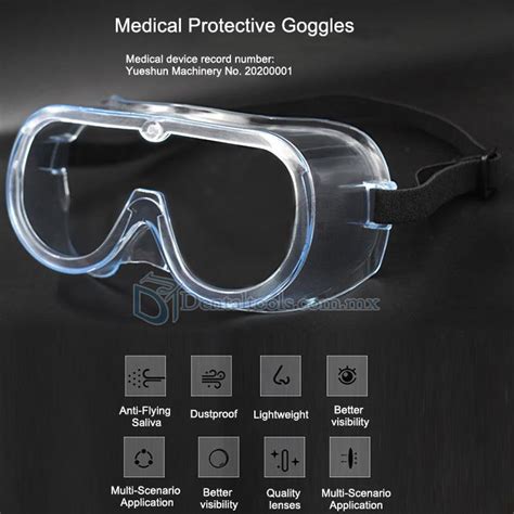 Alta calidad 5Pcs Gafas de seguridad medicadas Protección contra