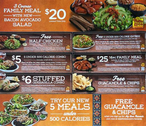 El Pollo Loco Meal Deals