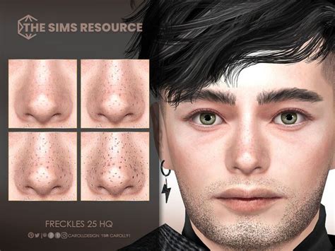 An Animated Image Of A Man With Freckles On His Face