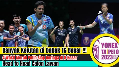 Empat Wakil Merah Putih Siap Berlaga Di Babak Perempat Final Taipei