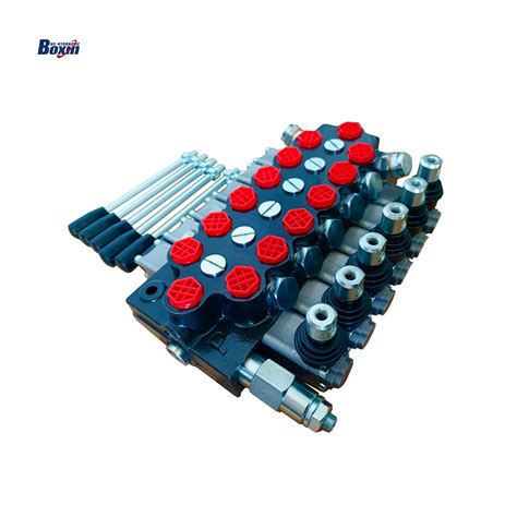 Tr55 45L Min Manual Oil Monoblock Directional Control Valve Hydraulic