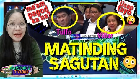 NAG VIRAL ANG MATINDING SAGUTAN NILA SA SENADO Maridalztvlogs