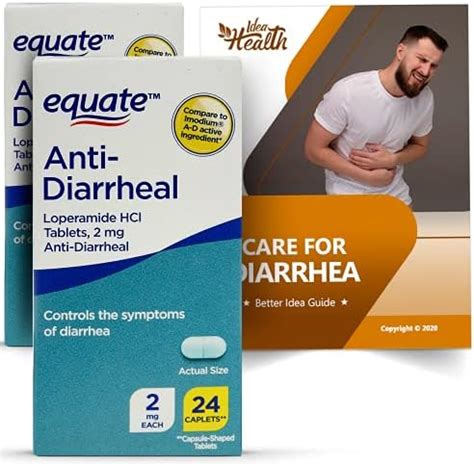 Equate Anti Diarrheal Loperamide Hydrochloride 2 Mg 24 Caplets