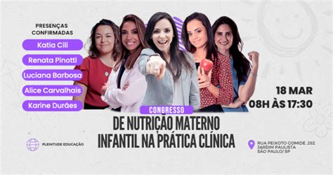 Congresso De Nutrição Materno Infantil Na Prática Clínica Em São Paulo