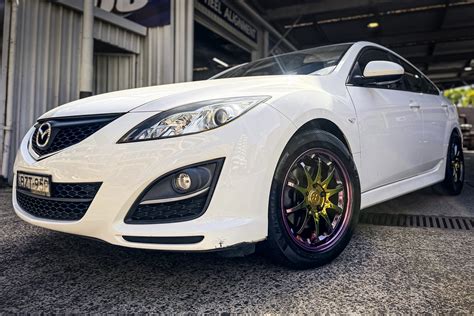 Mazda Hussla Jdm Burnt Titanium Wheel