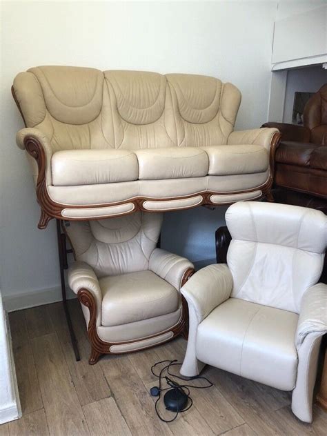 Ex gillies quality second hand leather suites choice of 19 | in ...