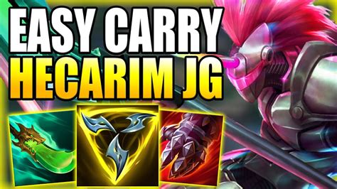 HOW TO EASILY CARRY WITH HECARIM JUNGLE FOR BEGINNERS Best Build