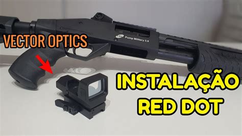 Instala O Red Dot Na Cbc Military Polegadas Vector Optics