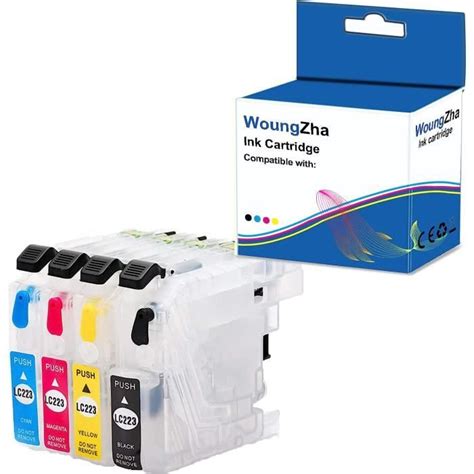 Rechargeable Vide Cartouche D Encre LC223 LC221 XL Compatible Pour DCP