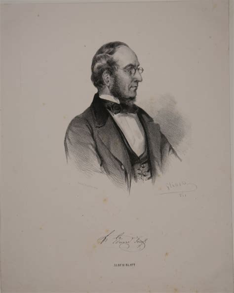 Portrait Brustfigur Im Profil Nach Rechts Lithographie Von Glinski