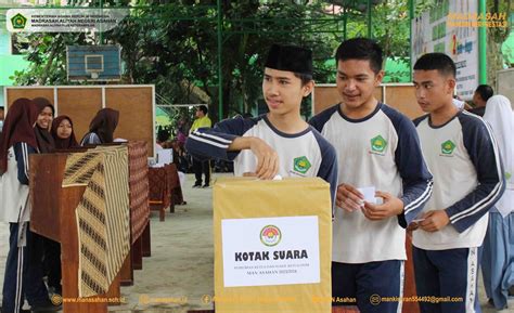 OSIM MAN Asahan Gelar Pemilihan Ketua Dan Wakil Ketua OSIM Masa Bakti