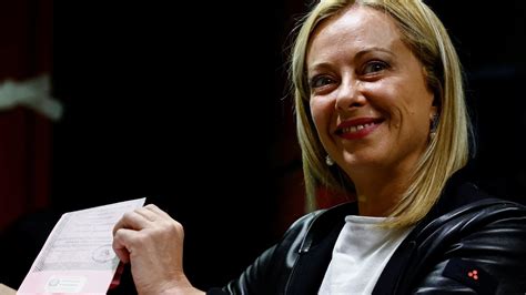 Giorgia Meloni S Right Wing Bloc Set For Big Win In Italy S Election