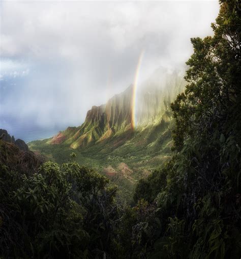 Kalalau Lookout Sunset in Kauai - Franklin Arts