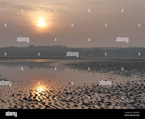 Sunset at Red Wharf Bay, Anglesey, Wales, UK Stock Photo - Alamy