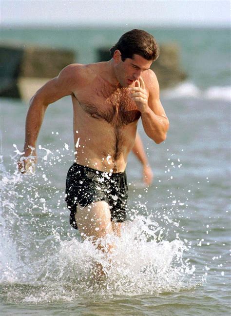 John F Kennedy Jr Shirtless