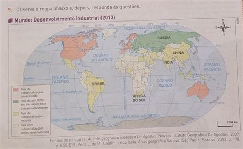 Observe O Mapa Abaixo E Depois Responda S Quest Es A Qual Foi O