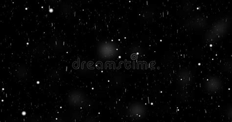 4K Ultrarealistic Surreal Snowfall Seamless Loop Overlay Effect Stock