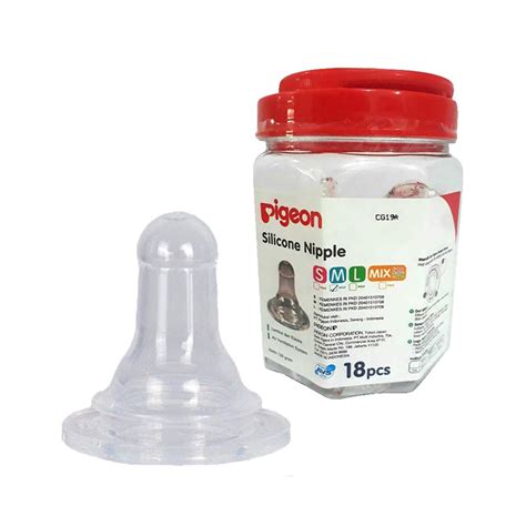 Pigeon Silicone Nipple Eco Mix Rajasusu