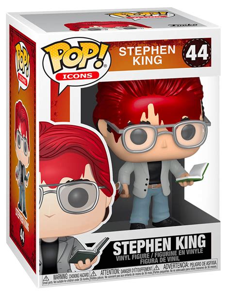 Funko Pop Icons Stephen King 44 Stephen King With Axe And Book New Mint Condition