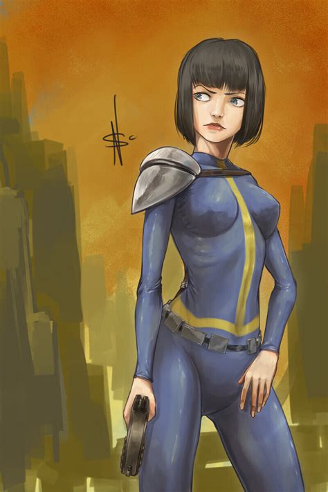 Fallout Фоллаут Art барышня Natalia Nightchaser Игры