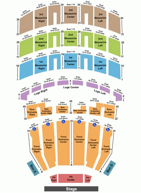 Shrine Auditorium Detailed Seating Chart | Awesome Home