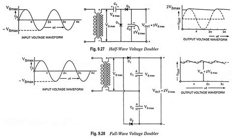 Voltage Multipliers Voltage Doublers Triplers And Quadruplers