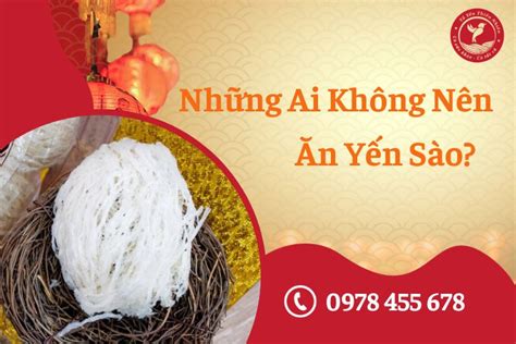 Những Ai Không Nên Sử Dụng Yến Sào Yến Sào Banest Biên Hòa