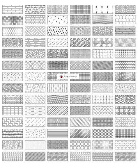 Autocad Hatch Patterns Preview Page Cad Hatch Patterns Preview