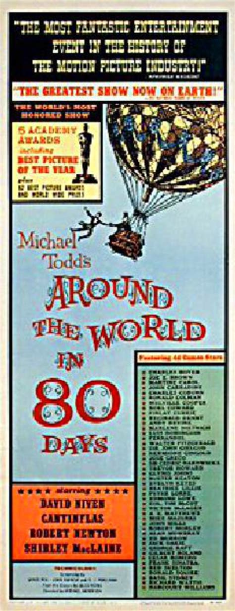 Around The World In Eighty Days Original U S Insert Movie Poster