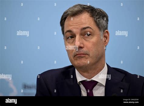 Brussels Belgium Th Mar Prime Minister Alexander De Croo