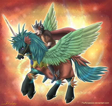 Hansi Kursch Pegasus Rider By Fluffycawwot On Deviantart