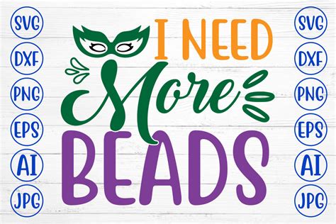 I Need More Beads Svg Graphic By Graphicbd Creative Fabrica