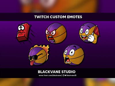 BASKETBALL TWITCH EMOTES by Black Vane Studio on Dribbble