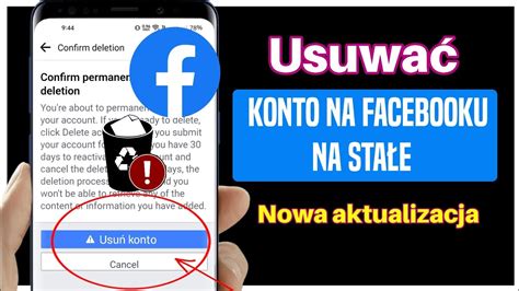 Jak Trwale Usun Konto Na Facebooku Usu Konto Na Facebooku