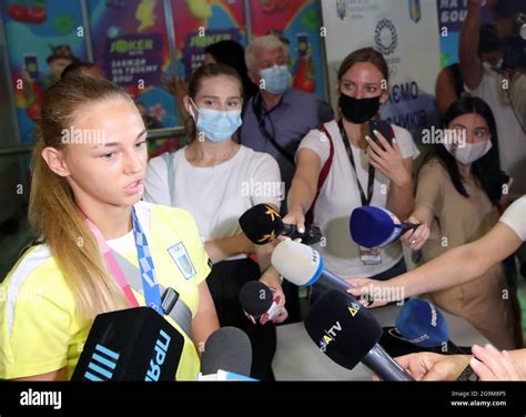 KYIV REGION, UKRAINE - JULY 27, 2021 - Bronze medallist of the Tokyo ...