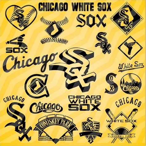 Chicago White Soxwhite Sox Vector White Sox Logo White By Dxfstore