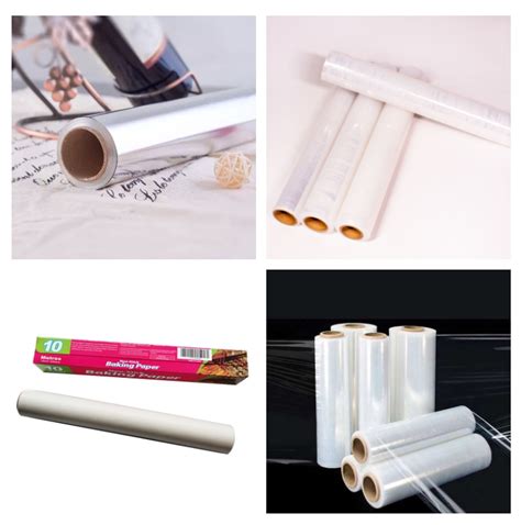 Aluminium Foil Cling Film Baking Paper Stretch Film In Rewinder