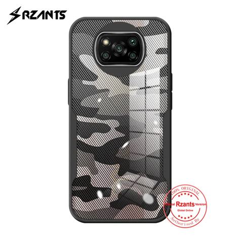 Rzants Half Clear Case For Xiaomi Poco X X Nfc X Pro Camouflage Hard