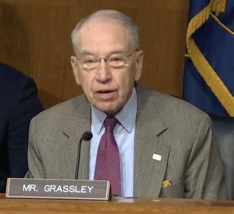 Grassley Says Supreme Court Should Police Itself Not Take Orders From