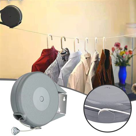 Retractable Clothesline Portable Heavy Duty Indoor And Outdoor Washing